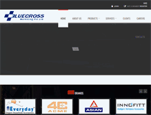 Tablet Screenshot of bluecrossmarketing.com